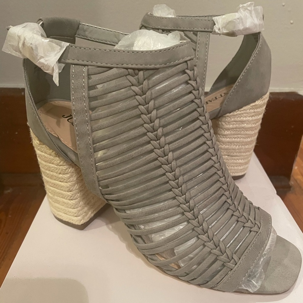 Woven wanderlust healed sandal